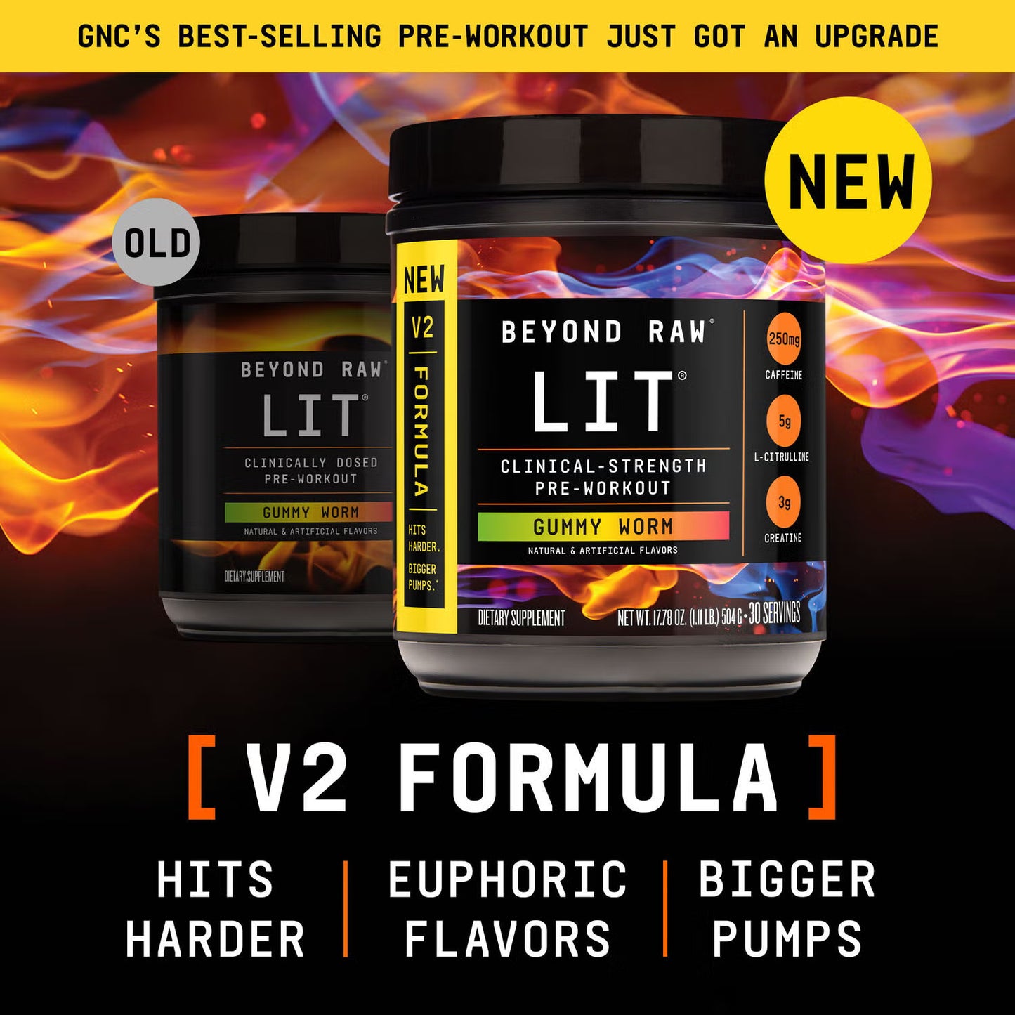 BEYOND RAW LIT V2 Clinical- Gummy Worm