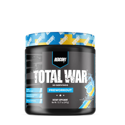 REDCON1 Total War Pre Workout Powder, Blue Lemonade